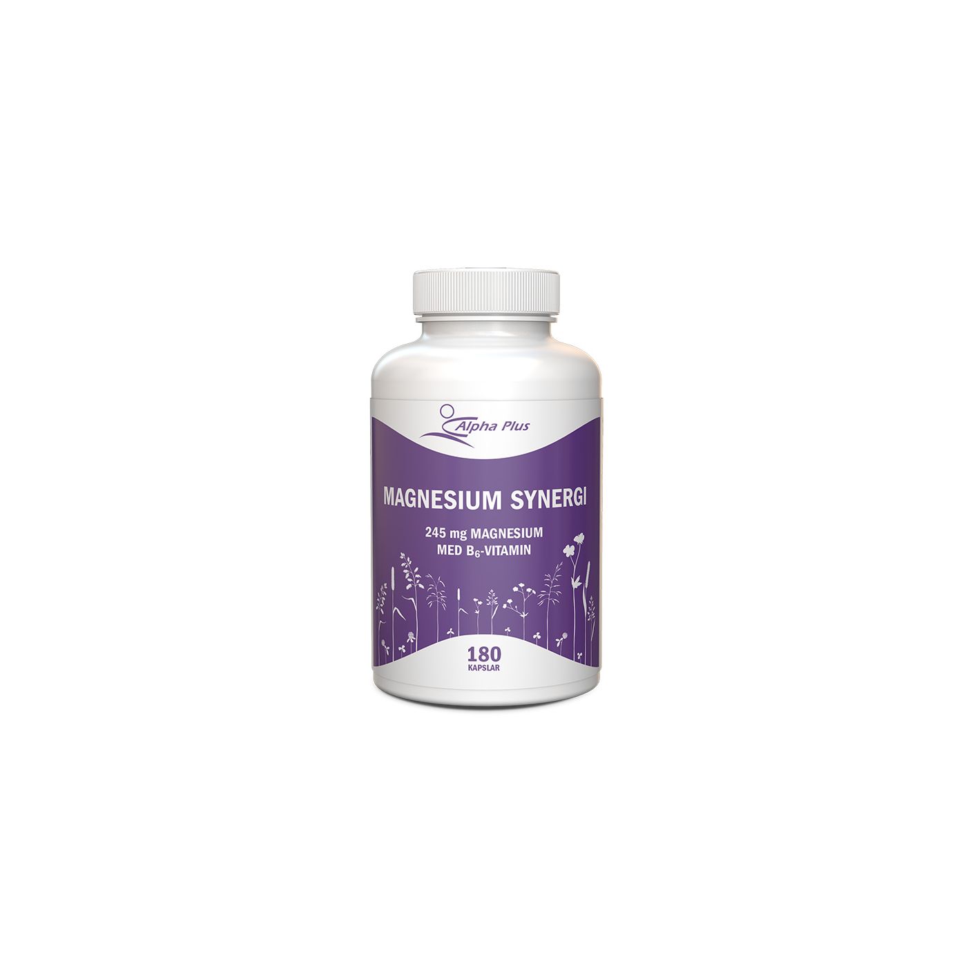 Alpha Plus Magnesium Synergi 245mg 180 kapslar 