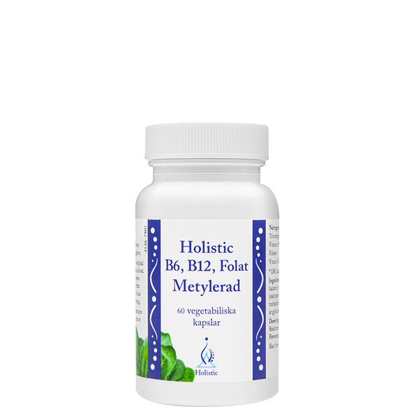 Holistic B6, B12, Folsyra Metylerad, 60 kapslar 