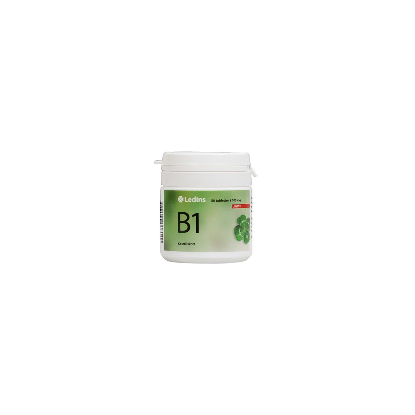 Ledins Vitamin B1 100 mg 50 tabletter 