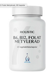 Holistic B6 B12 Folat Metylerad, 60 kapslar 