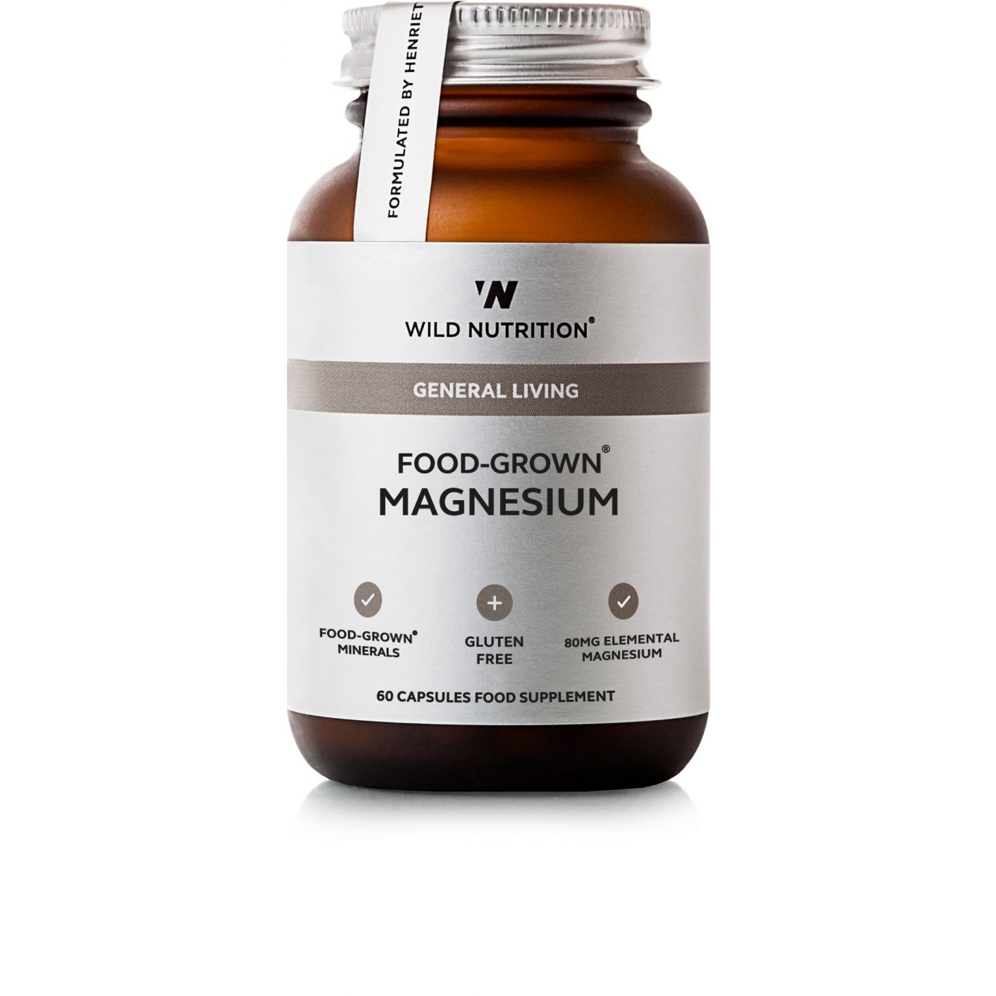 Wild Nutrition FOOD-GROWN® Magnesium 60 st 